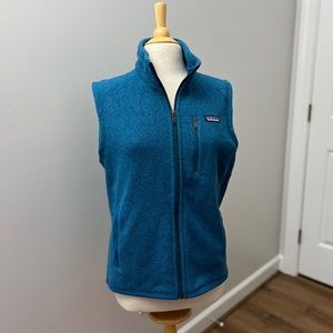 Patagonia Teal Blue Fleece Vest